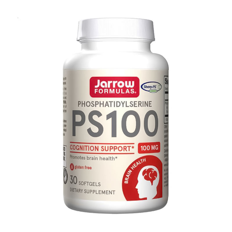 Фосфатидилсерин Jarrow Formulas Phosphatidylserine PS100, 100 мг, 60 гелевих капсул